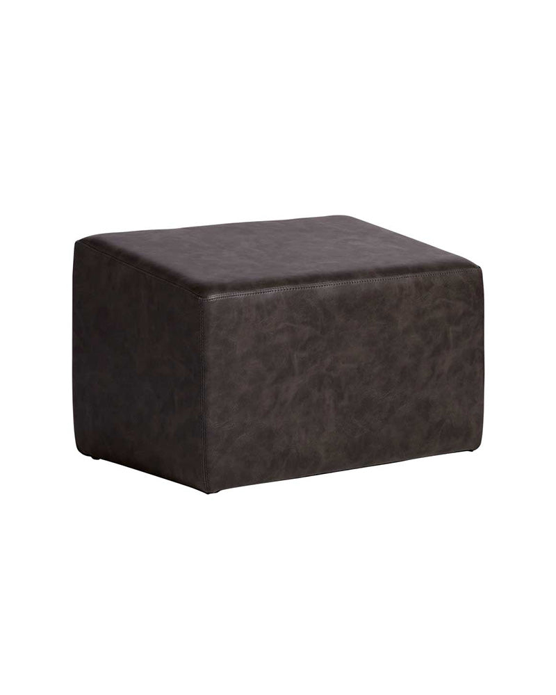 Ottoman Textured black - Repose-jambes pour bac de lavage